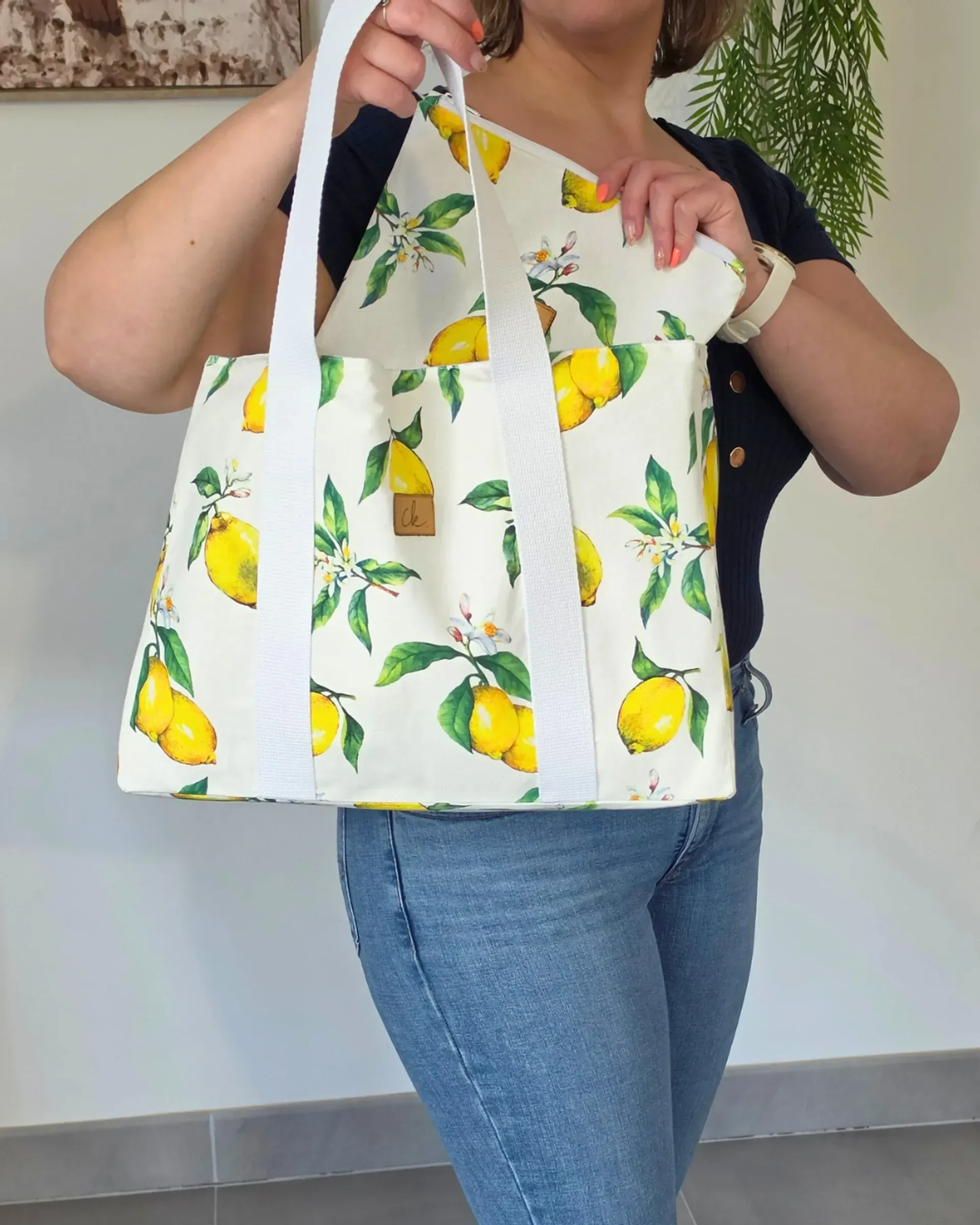grande trousse plate brigid citron