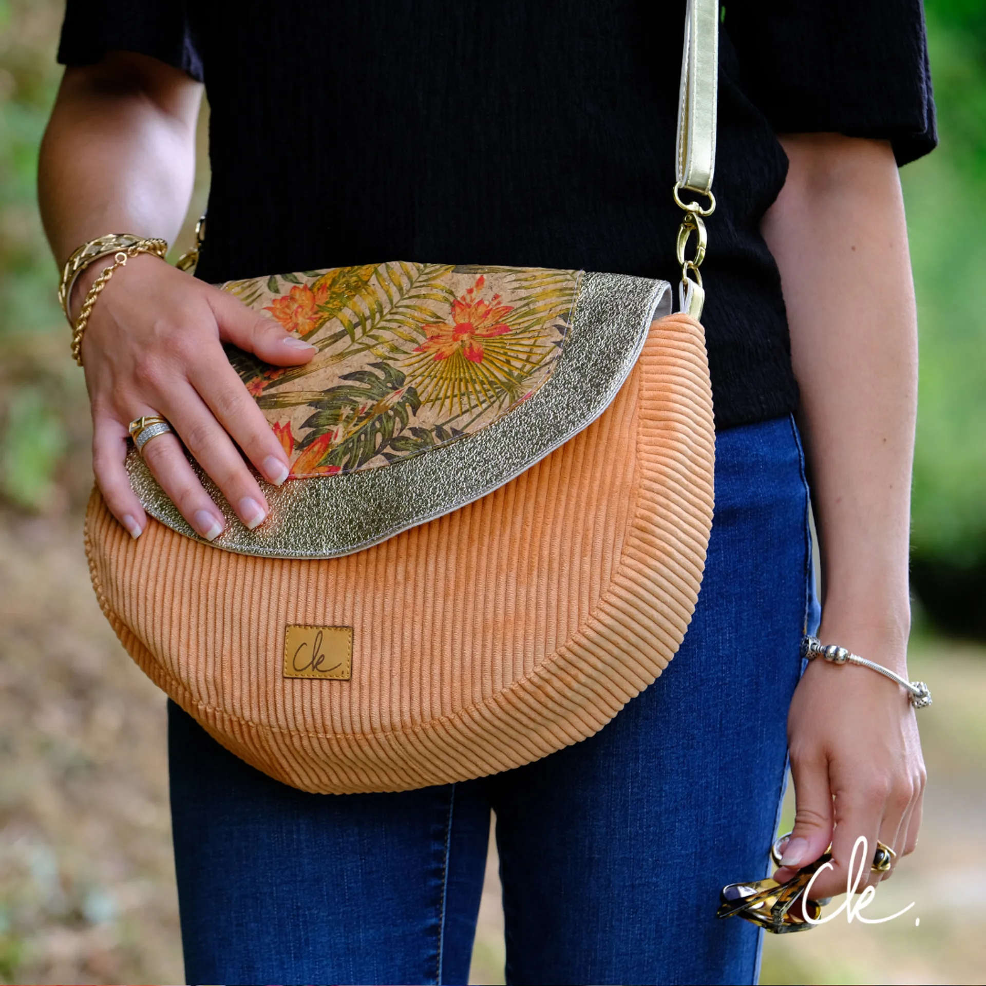 Besace aine orange