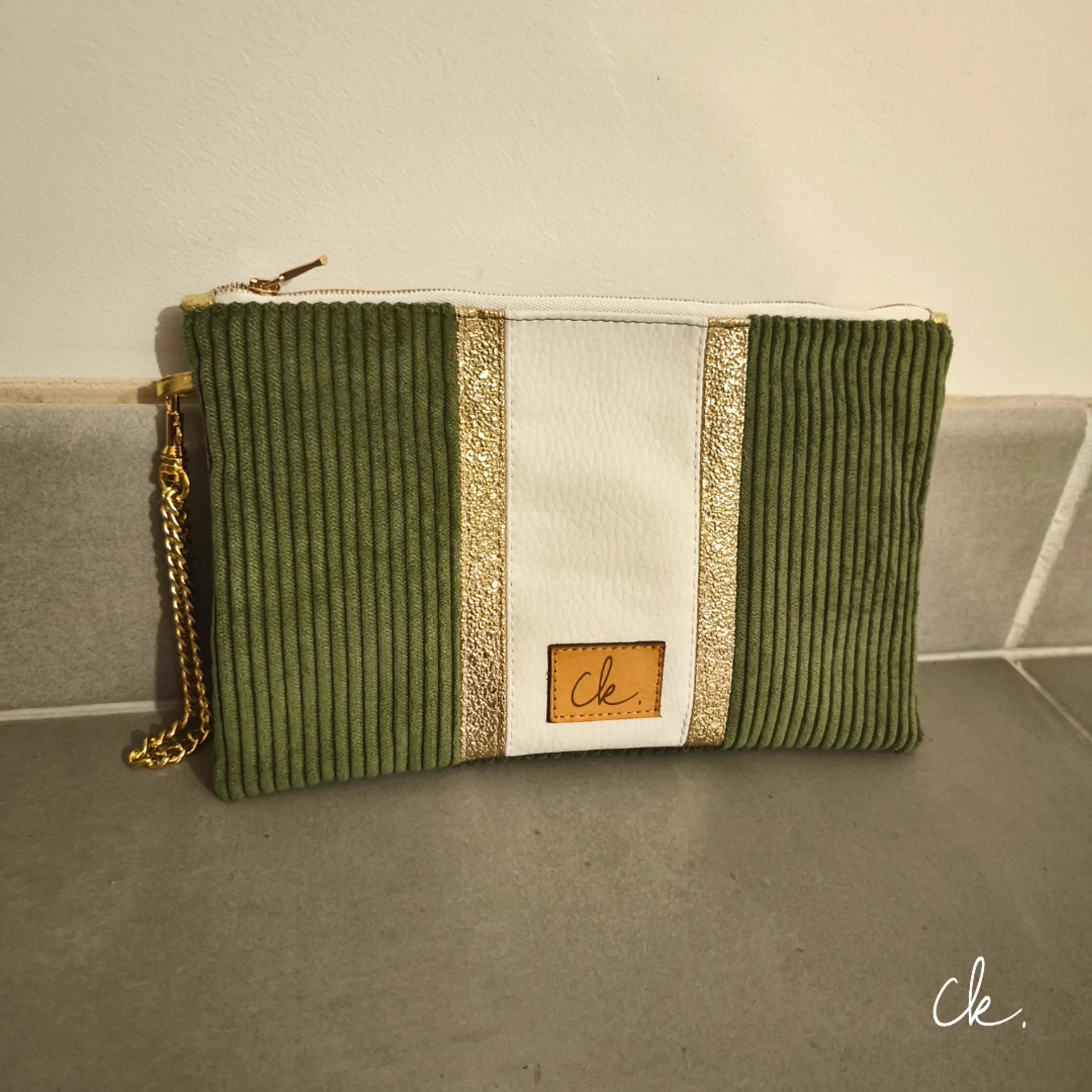 Pochette Brigid kaki Pochette Brigid kaki