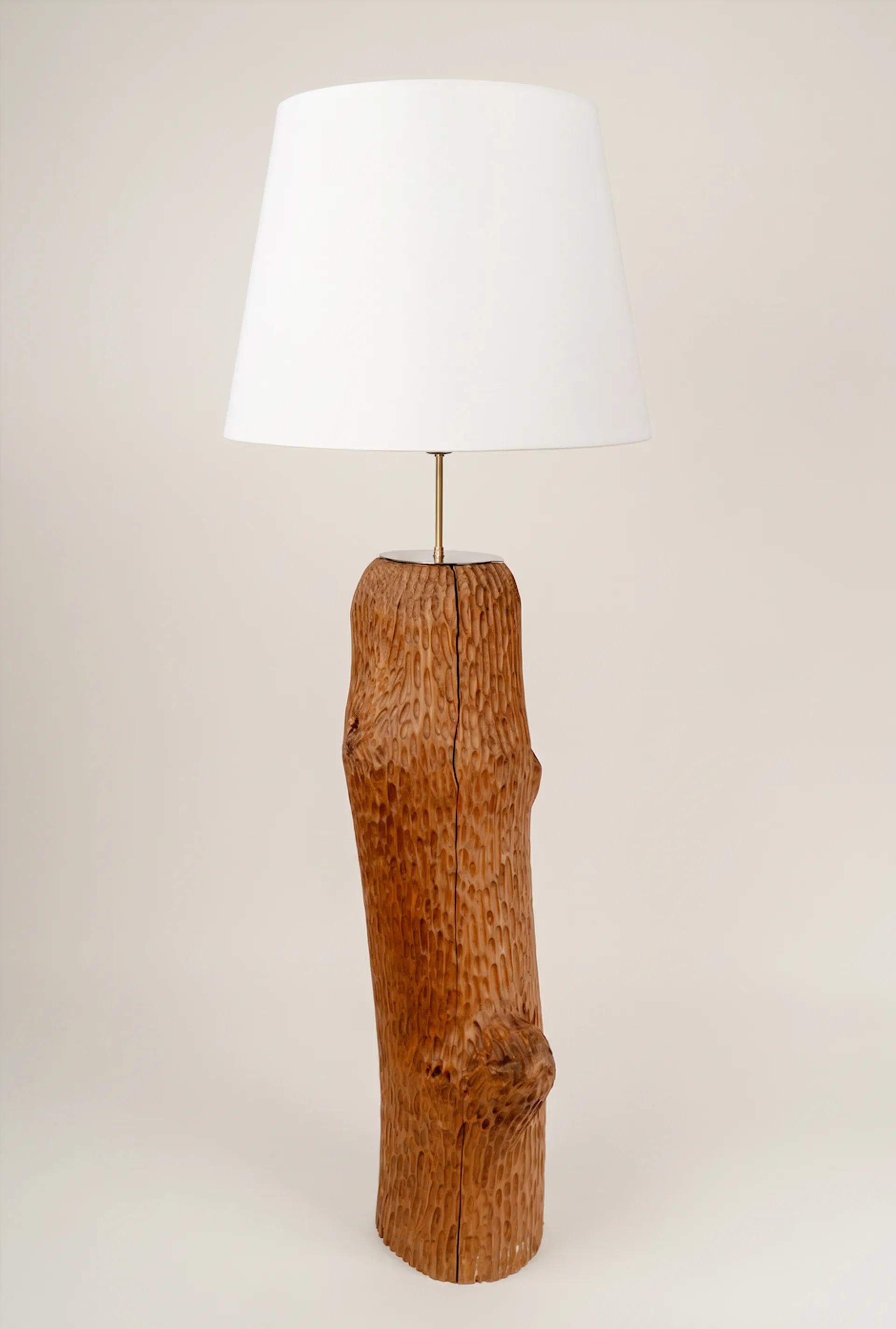 lampe bois clair 