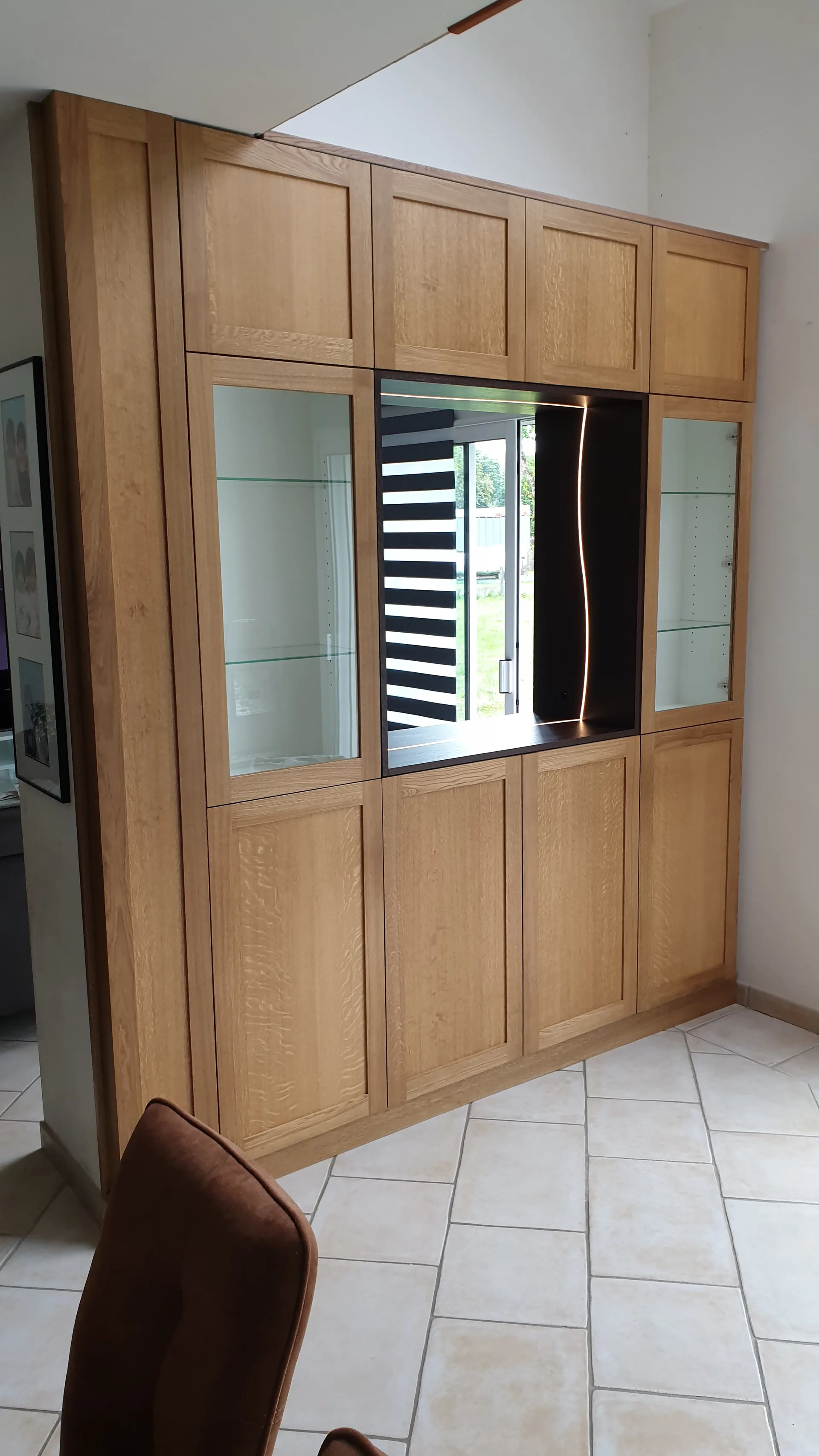 Meuble de séparation sur mesure Erdeven Meuble de séparation sur mesure Erdeven