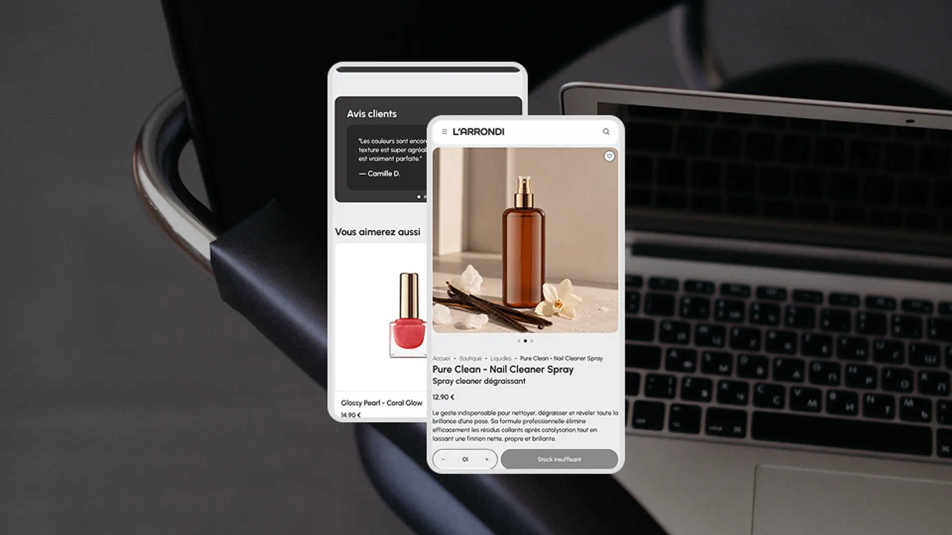 thème responsive l'arrondi
