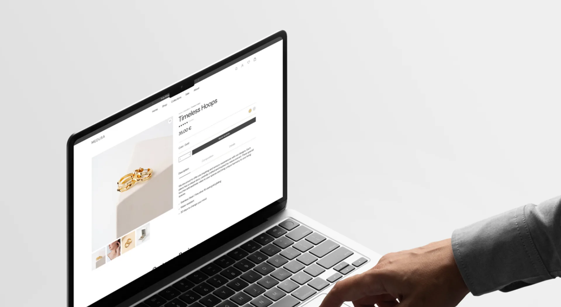 mockup template le bijoutier de mariol
