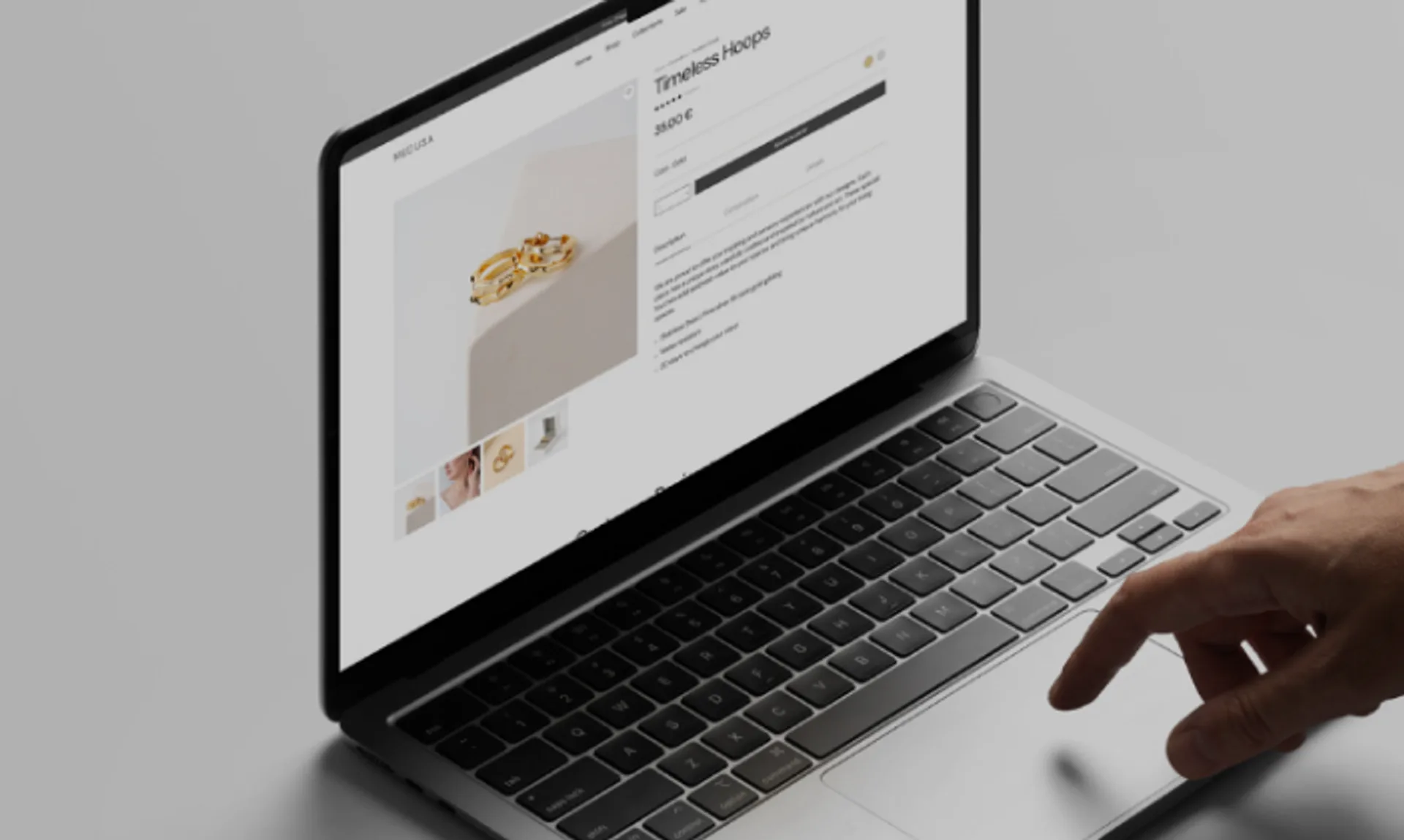 mockup ecommerce mariol