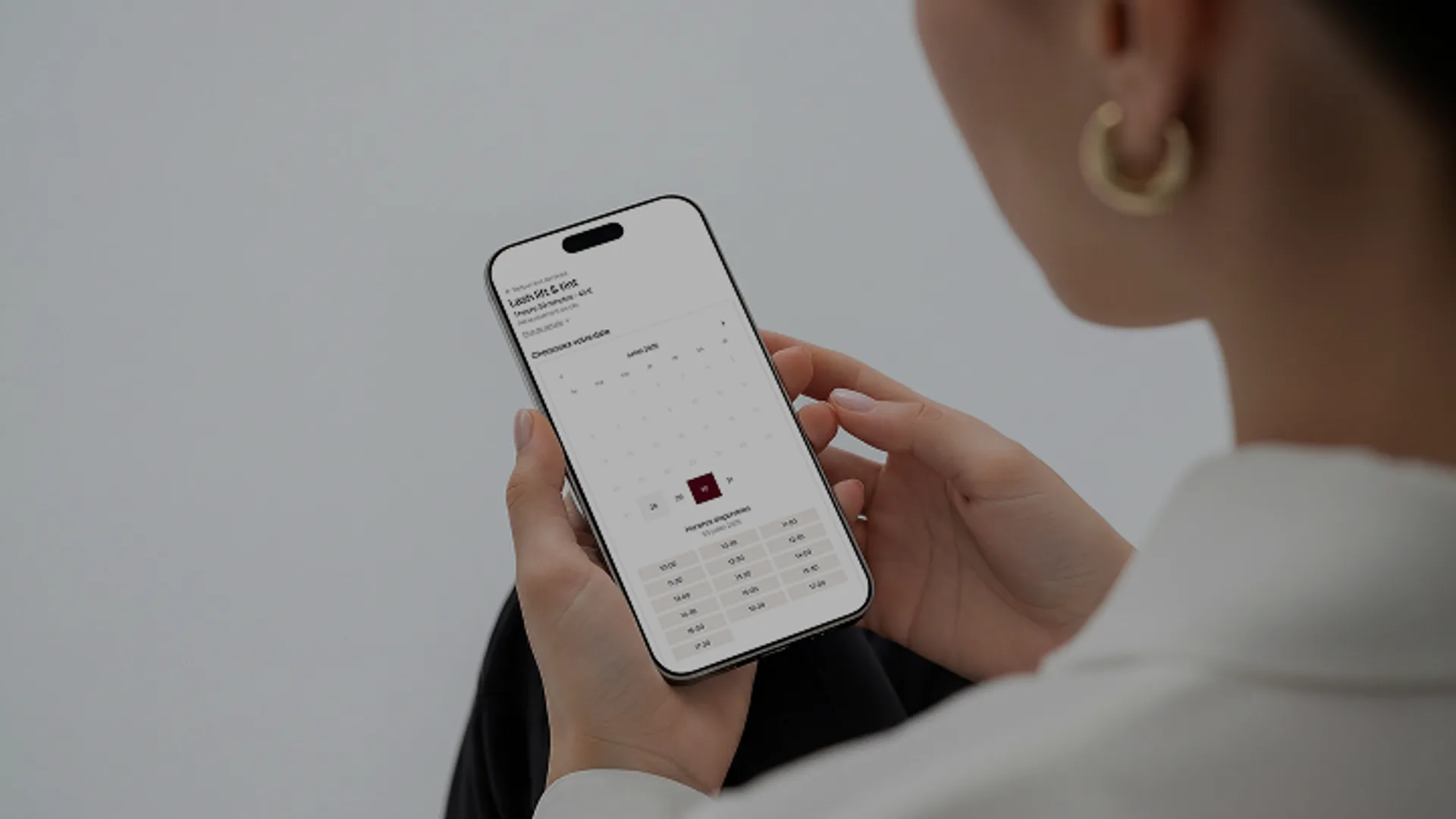 site en version mobile plateforme prise de rendez-vous