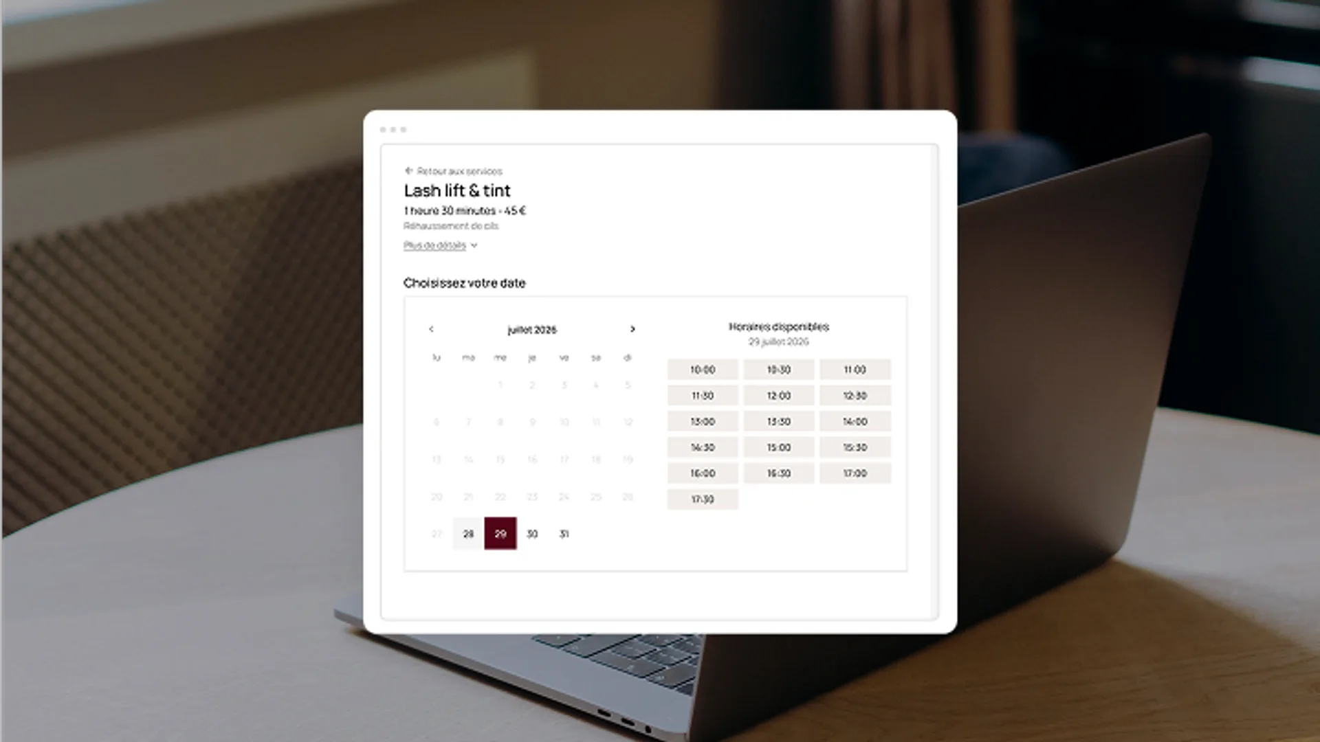 plateforme de prise de rendez-vous intégrée par mariol