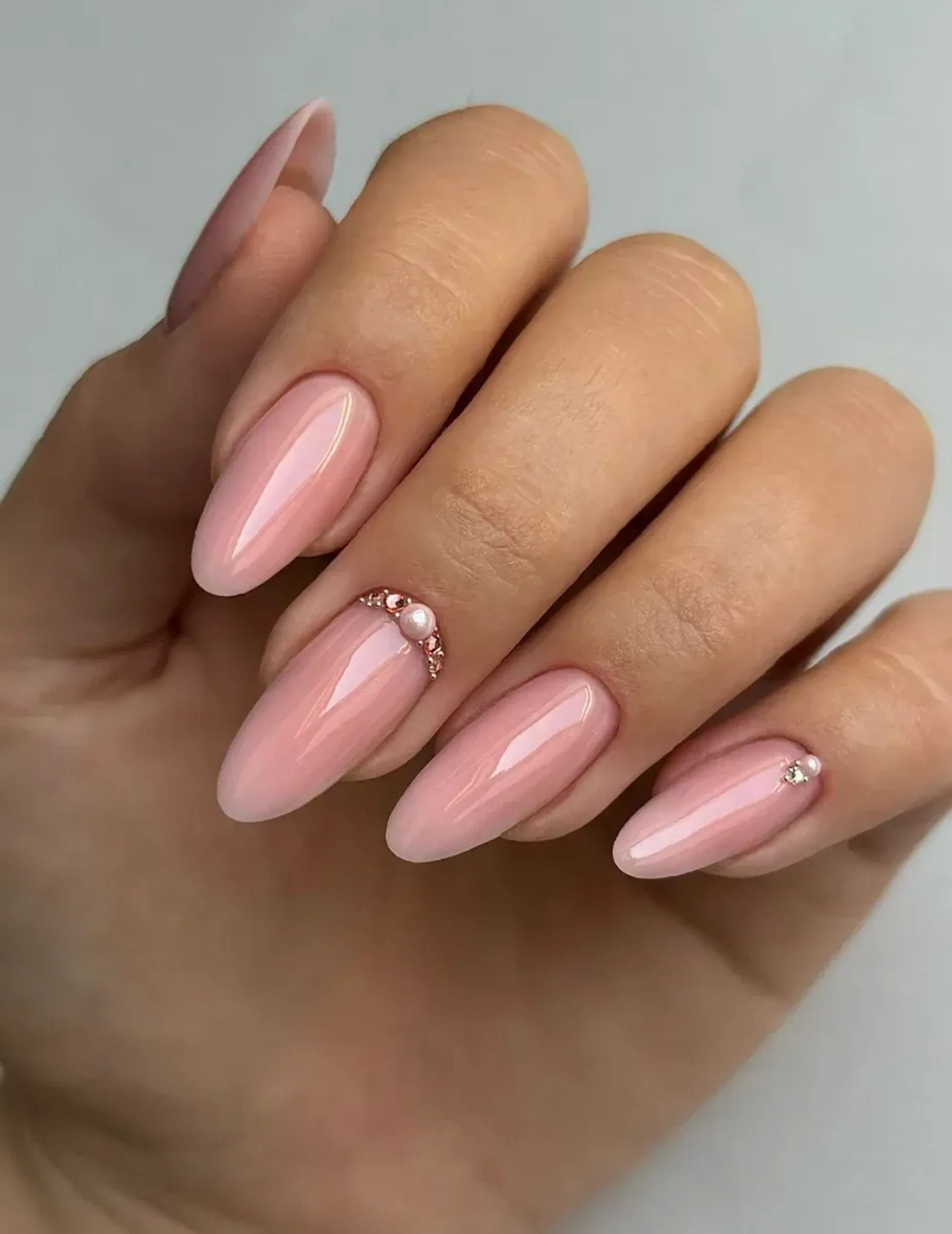 gel coral cove swatch 